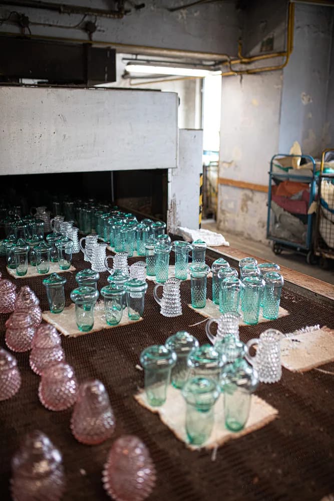 Black Smoke Hobnail Bardak — Copy of LIMCHI, photoshoot in a glass factory, traditional glass blowing.jpg